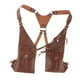 thumbnail image 1 of Bolso bandolera estilo steampunk con arnés oculto bajo el brazo para pesca. Marrón oscuro, 1 of 9