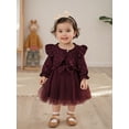 thumbnail image 5 of BemeyourBBs Baby Girl 2Pcs Outfits Sleeveless Tulle Dress + Long Sleeve Jacket, 5 of 9