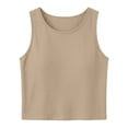 thumbnail image 7 of zejinsd Summer Sets for Women Lightweight Cotton Linen Two Piece Sets Sleeveless Cropped Tank and Wide Leg Pants with Pockets Daily Outfit, 7 of 7