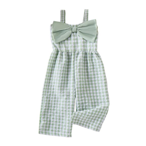 Rompers for Girls Lightweight Solid Sleeveless Square Neck Girls Strap Long Jumpsuit Beach Vacation Casual Outfit