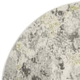 thumbnail image 5 of SAFAVIEH Watercolor Isabella Abstract Colorful Area Rug, Ivory/Grey, 6'7" x 6'7" Round, 5 of 7
