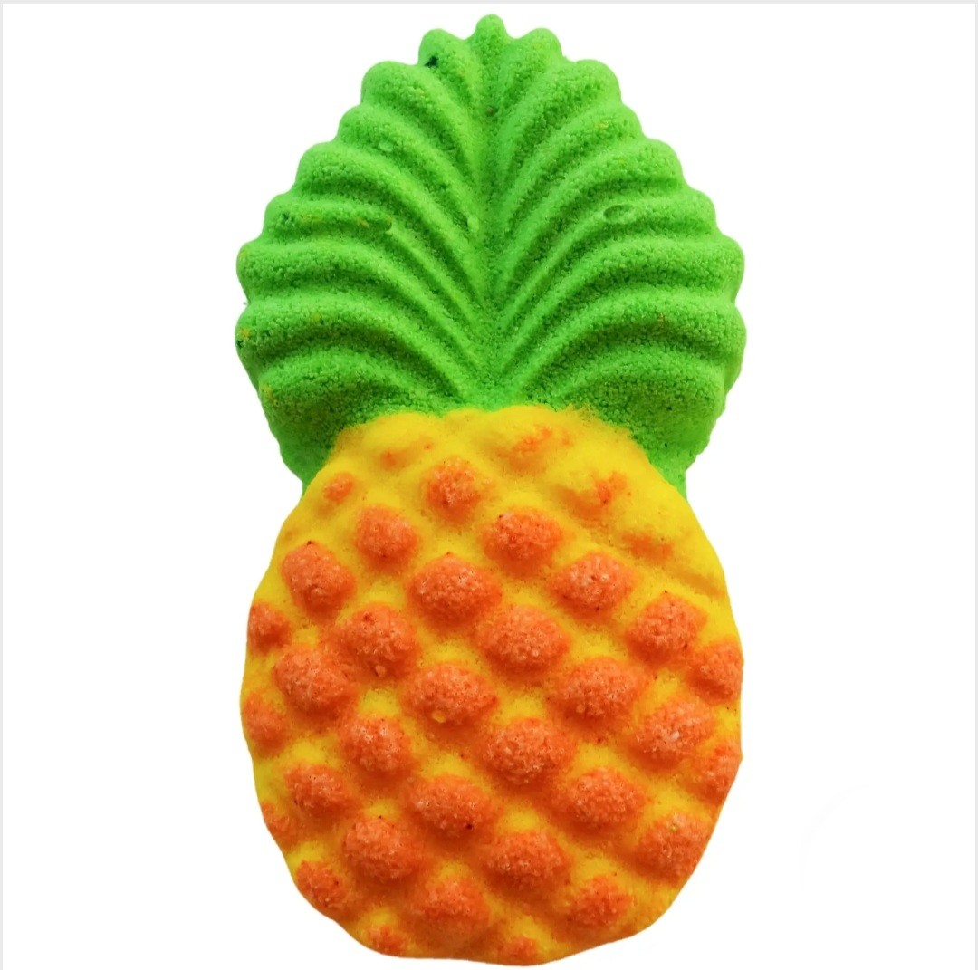 Happy Scrubs LLC Pineapple Fizzy Bath Bomb 14.6 grams