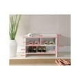 thumbnail image 2 of Room Designs Shoe Bench White Transitional Rectangle, 2 of 3