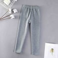 thumbnail image 7 of YindaityGirls Leggings Size 7-8 Girls Leggings Thermal Warm Clothes Running Thick Pants for Kids(Grey,3-4 Years), 7 of 7