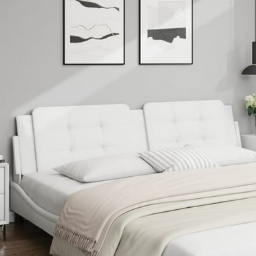 vidaXL Headboard Cushion White