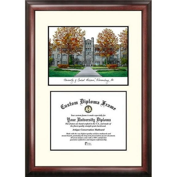 Campus Images MO995V Central Missouri State University Scholar Lithograph Frame
