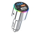thumbnail image 2 of Bluetooth Émetteur FM Mains Libres Lecteur MP3 Stéréo Modulateur FM PD30W Charge Rapide QC3.0 Lecteur aux Lumière RGB, 2 of 4