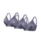 thumbnail image 1 of Sujetanes Cómodos para Mujeres Más Tamaño Color Sólido Encaje Empalme Todos los Días, Correas Ajustables para el Uso Diario, 1 of 2