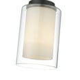 thumbnail image 3 of 1 Light Mini Pendant In Utilitarian Style 5.5 Inches Wide By 6.5 Inches High-Olde Bronze Finish Z-Lite 426Mp-Ob, 3 of 7