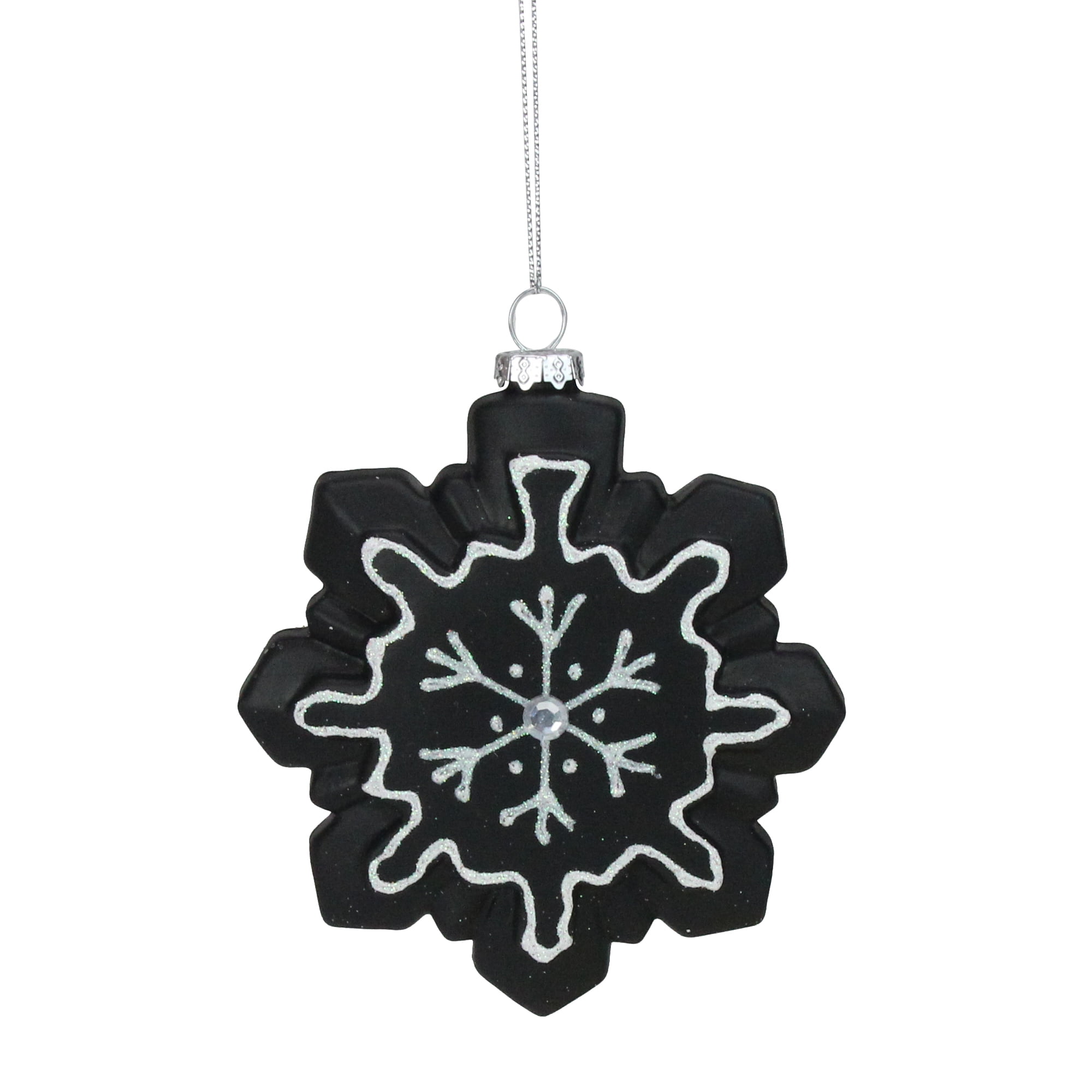 Details about   Nice New Kurt Adler 5.5" Mountain Xmas Brown 3D Snowflake Christmas Ornament A 
