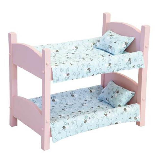 wooden doll bunk beds