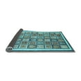 thumbnail image 2 of Ahgly Company Indoor Rectangle Abstract Light Blue Modern Area Rugs, 5' x 7', 2 of 4