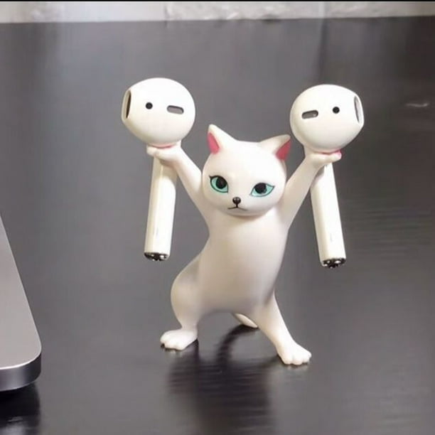 Divertido Soporte Para Bolígrafo De Gato, Juguete Para Sujetar Todo, Soporte Para Auricular De Gato, Decoración Del Hogar, Soporte Para Lápiz De Gatito Bailando Encantador, Regalo Encantador - AliExprs