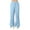 01# Blue, variant on Flare Leggings for Women Soft Comfy Drawstring Yoga Pants Low Rise Sweatpants Lounge Wide Leg Leggings White S