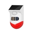 thumbnail image 1 of Sensor de alarma Irfora Tuya WiFi Sensor de movimiento infrarrojo inalámbrico alimentado por energía Solar Detector Sirena estroboscópica 120dB Alarma Sensor PIR impermeable Irfora Sensor de alarma, 1 of 7
