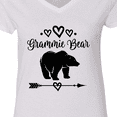 thumbnail image 4 of Inktastic Grammie Bear Grandma Women's V-Neck T-Shirt, 4 of 5