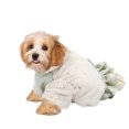 thumbnail image 2 of Otoño Invierno Poliéster Verde Claro Espesar Hermosa Suave Cómoda Ropa para Mascotas Abrigo Cálido Ropa para Perros, 2 of 8
