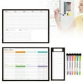 thumbnail image 1 of Hexang Refrigerator Daily Calendar Whiteboard For Fridge Meal Planner Board White Board For School Home 6ml, 1 of 9
