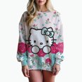 thumbnail image 1 of Sudaderas y sudaderas para mujer Sudaderas con estampado lindo de Hello Kitty Sudaderas de otoño y primavera Sudaderas con capucha de manga larga Harajuku de otoño y primavera, 1 of 1