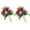 Purple, variant on Artificial Cemetery Flowers with Vase, Set of 2 Rose Lily Bouquet Graveyard Memorial Flowers, Fade-Resistant All-Weather Grave Flowers for Cemetery Headstones Decoration