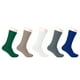 Personal Touch Top of the Line Mid-Calf Hospital Slipper Socks, Great for adults and Designed for medical hospital patients, (5 Pairs Men's Colors) - image 5 of 5