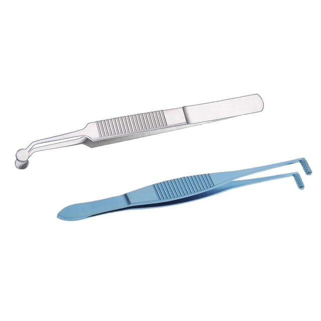 Pinzas de párpados de acero inoxidable Sharpla Pinzas de masaje para la glándula del párpado