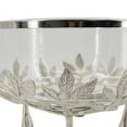 thumbnail image 4 of 13.5 x 13.5 x 8" Glass Bowl with Ring and Floral Stand, 4 of 5