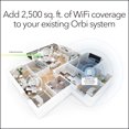 thumbnail image 2 of NETGEAR - Orbi AX6000 Tri-Band Mesh WiFi 6 Add-on Satellite Extender, up to 6Gbps (RBS850), 2 of 6