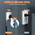 thumbnail image 3 of Multicontacto extension con Interruptores Independientes 8 Salidas y 4 USB  Lab.G Negro, 3 of 5
