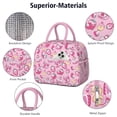 thumbnail image 4 of Lunch Bag Lunch Box for Women Reusable Insulated Lunch Bags,Water-Resistant Strawberry Pattern Cooler Lunch Tote Bag, Large Capacity for Work Travel Picnic, 4 of 6