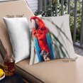 thumbnail image 1 of Ahgly Company Animaux Perroquet Coussin Décoratif d'Extérieur, 18 Po X 18 Po, 1 of 6