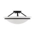 thumbnail image 2 of Livex Lighting - Newburgh - 3 Light Semi-Flush Mount In Transitional Style-7, 2 of 13