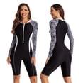 thumbnail image 1 of Traje de baño de surf de manga larga con protección solar durante todo el día, traje de buceo especialmente diseñado para deportes acuáticos, traje de baño con protección solar, 1 of 5