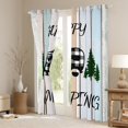 thumbnail image 3 of Feelyou Adventure Camping Kids Black Out Curtains, Rustic Wooden Plank Curtains Pack of 2 (42x63 Each), Countryside Style Bedroom Curtains, Blackout Curtains Room Decor, 3 of 6
