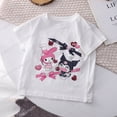 thumbnail image 1 of Camiseta de Hello Kitty Melody para niños, ropa informal de Anime Sanrio, Kawaii, Y2k, 1 of 4