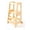 Varnished, variant on Stepup Baby 2-in-1 Convertible Toddler Standing Tower – Wooden Montessori Counter Stool & Kids Table Made from 18mm Birch Plywood – Safe, Stable Design for Ages 2–6 (Varnished)