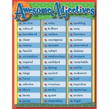 Carson Dellosa Awesome Adjectives Chart (114000)
