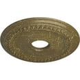 thumbnail image 3 of Ekena Millwork 18 5/8"OD 4"ID x 1 1/8"P Classic Ceiling Medallion (Fits Canopies up to 12 3/4"), Hand-Painted Mississippi Mud Crackle, 3 of 7