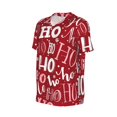 thumbnail image 2 of Rocae Ho Pattern Funny Christmas for Breathable Men's Baseball T-Shirt Fashionable Casual Baseball Jersey, Moisture-wicking Sportswear 4X-Large, 2 of 9