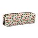 thumbnail image 1 of Disketp Christmas Hat Cute Puppy Estuche de Lápices de Cuero con Cierre, Estuche Compacto para Papelería, Bolígrafos y Accesorios Pequeños, 1 of 7