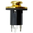 thumbnail image 3 of Aoanydony 1/4 Guitar Bass Equalizer for Jack EQ Preamp End Pin Output Input Socket Gold, 3 of 6