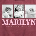 thumbnail image 3 of Marilyn Monroe - Marilyn Graphics - Women's Short Sleeve Graphic T-Shirt, 3 of 5