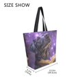 thumbnail image 4 of Large Canvas Bag 13.5x5.1x15 Inch Canvas Bag Shopping Canvas Bag Suitable For Outing Shopping Travel Out Of Large Capacity Storage Magic Book Dog, 4 of 9
