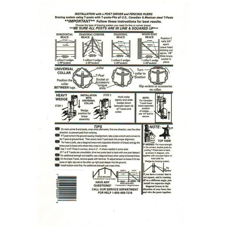 4LVL6 Line Post, Ft X 5/8, 53 OFF