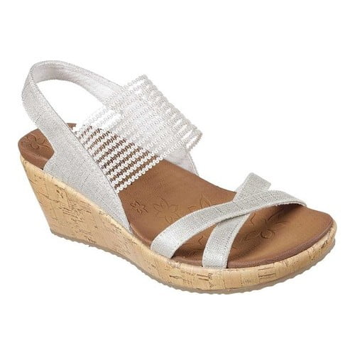 skechers luxe foam wedges