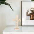 thumbnail image 4 of 10 Adornos de Cruz de madera PENGJTMXG decoración figura de Cruz artesanía decorativa, 4 of 5