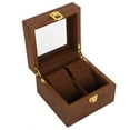 thumbnail image 2 of Wood Watch Box,Wooden Watch Case 2 Wooden Watch Case Display Case Exquisite Design, 2 of 8