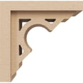 thumbnail image 3 of 4"W x 8"D x 8"H Classic Sheridan Rough Cedar Woodgrain TimberThane Corbel, Primed Tan, 3 of 6