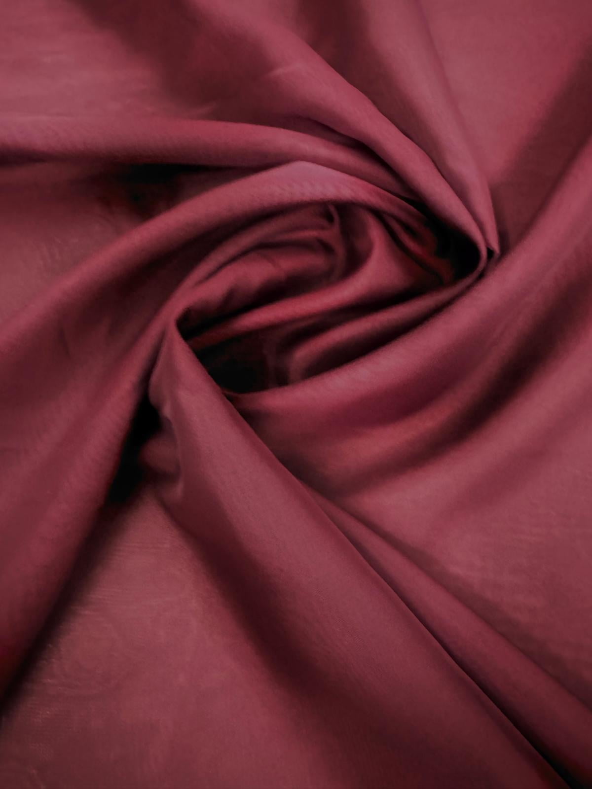 Sedona Designz 120 Inches Wide Sheer Voile Chiffon Fabric for Events - Burgundy
