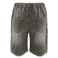 thumbnail image 4 of Sopiago Baggy Jean Shorts Men, Y2k Jorts Cargo Ripped Elastic Waist, Mens Denim Shorts Comfy Casual Streetwear Summer Boys Jeans Grey,7-8 Years, 4 of 7